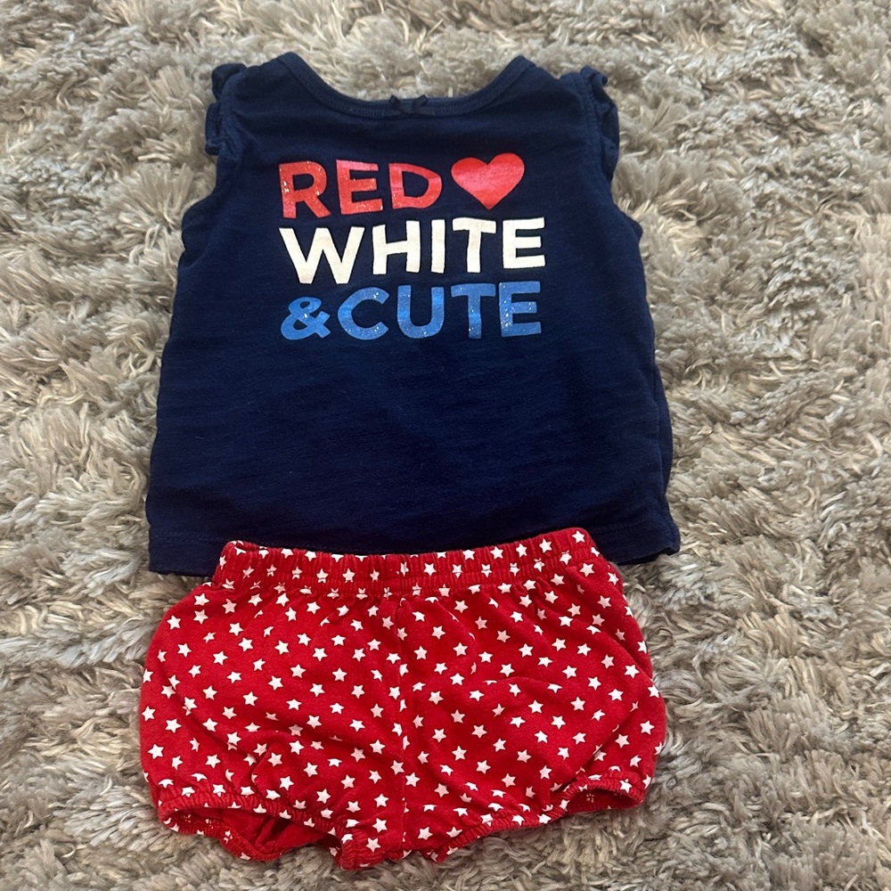 Carter's Navy and Red Diaper Cover Set